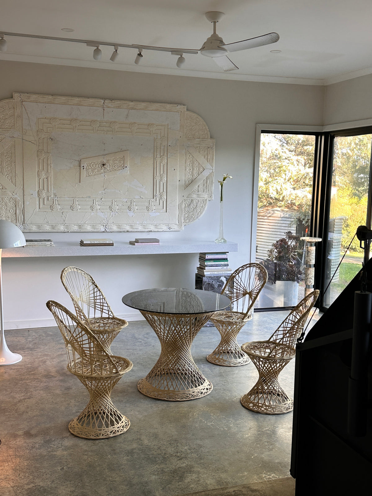 Mid-Century Spun Fiberglass Dining Set by Russell Woodard - 60's