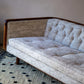 Mid-century American walnut framed sofa, Lenoir House 1960s