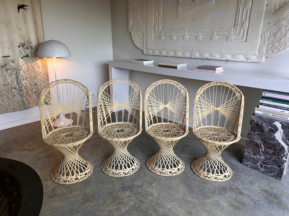 Mid-Century Spun Fiberglass Dining Set by Russell Woodard - 60's