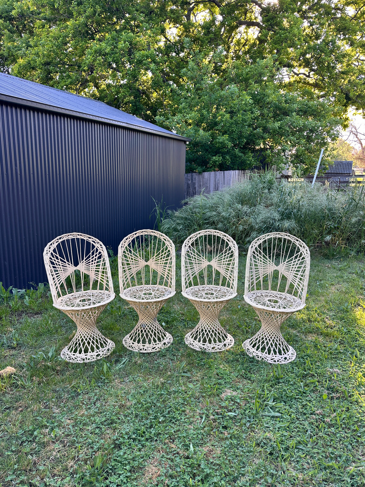 Mid-Century Spun Fiberglass Dining Set by Russell Woodard - 60's