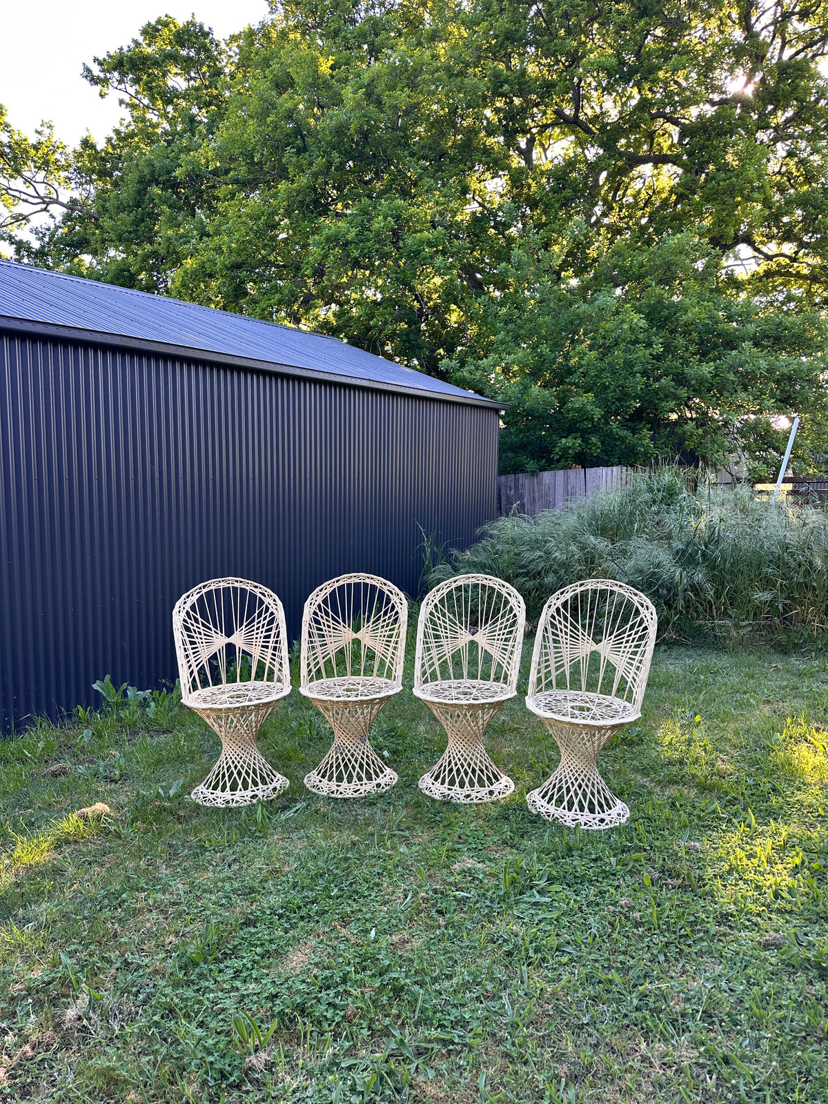 Mid-Century Spun Fiberglass Dining Set by Russell Woodard - 60's