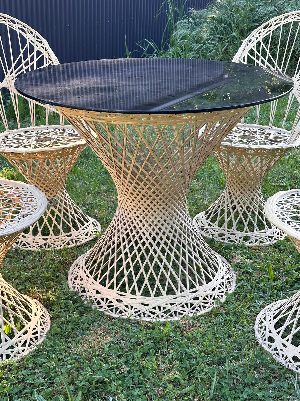 Mid-Century Spun Fiberglass Dining Set by Russell Woodard - 60's