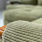 Green Corduroy Modular Sofa