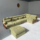 Green Corduroy Modular Sofa