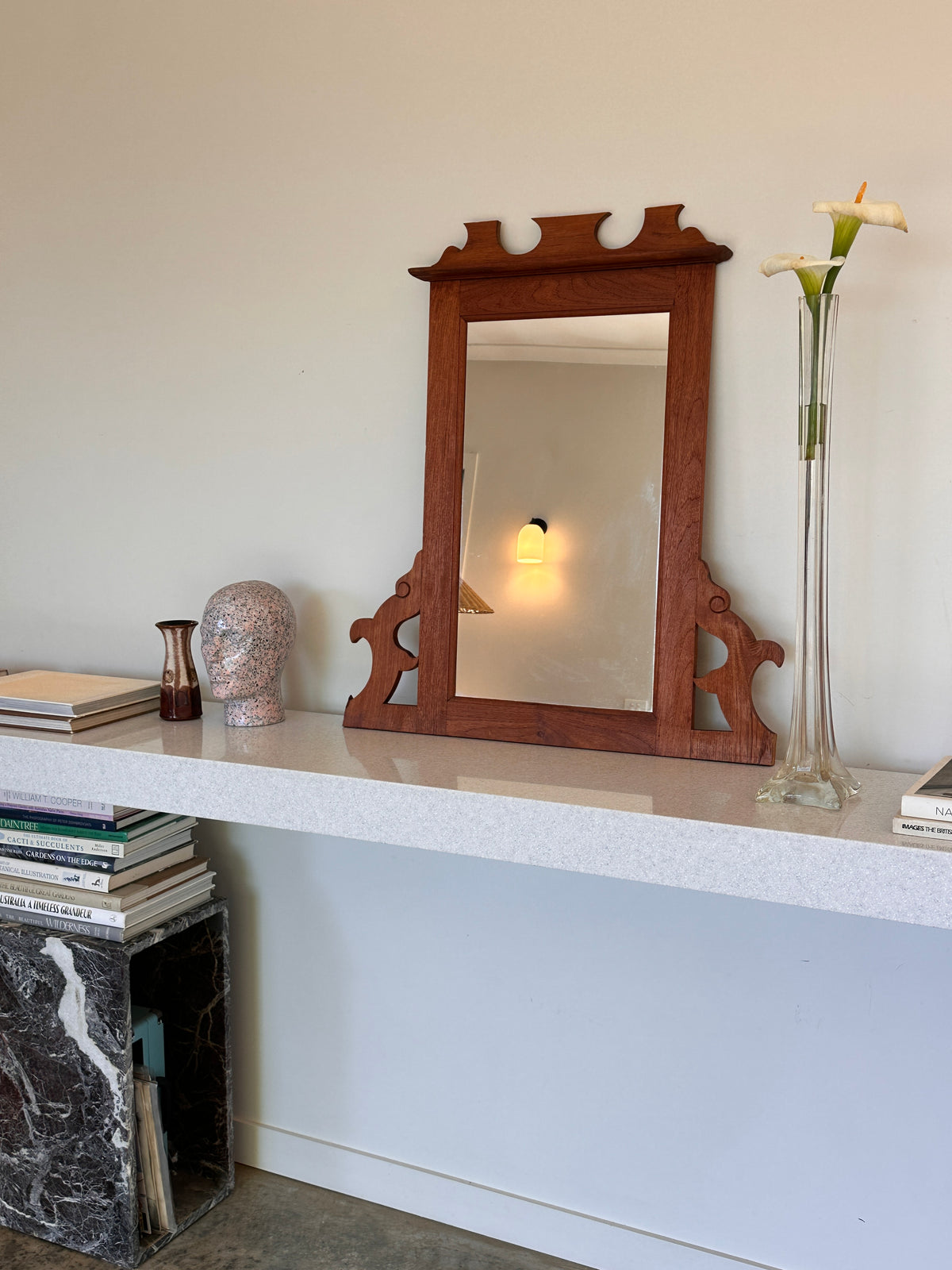 Arts & Crafts Vintage Timber Mirror