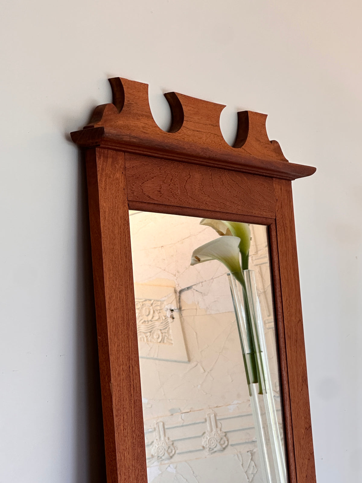 Arts & Crafts Vintage Timber Mirror