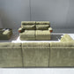 Green Corduroy Modular Sofa