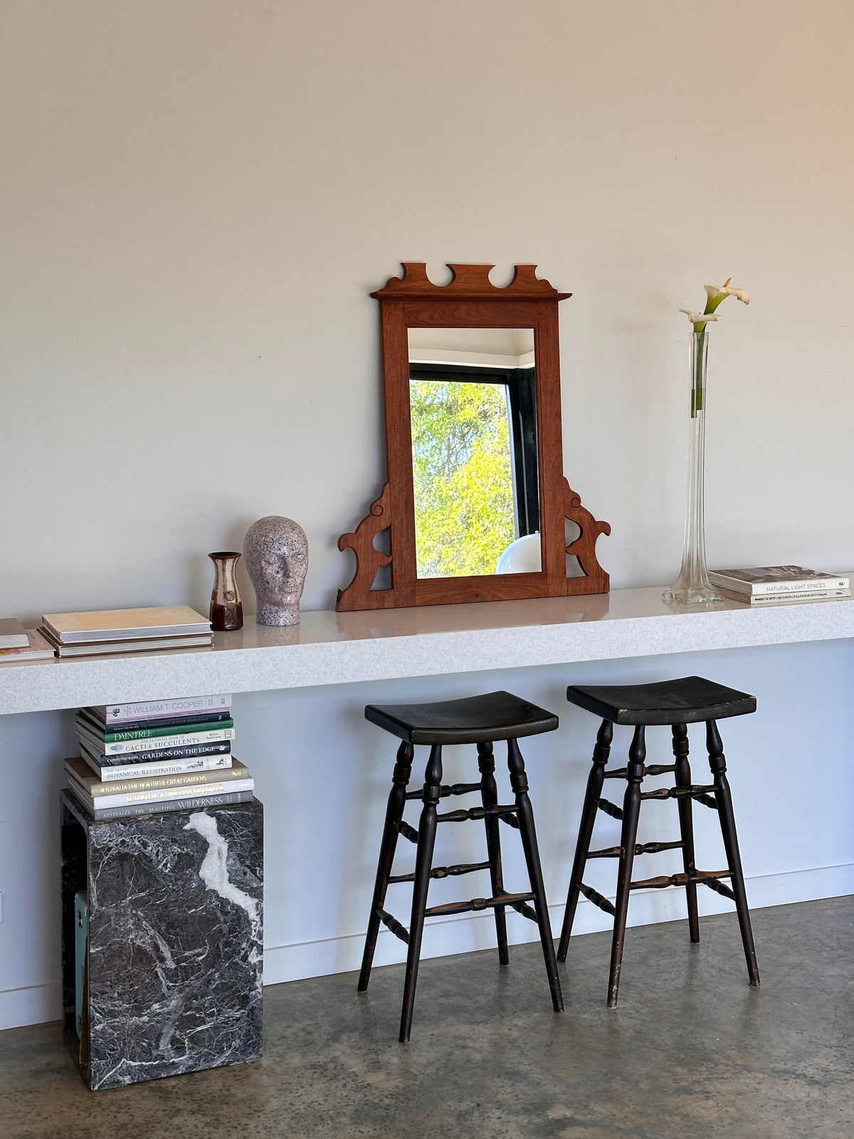 Arts & Crafts Vintage Timber Mirror