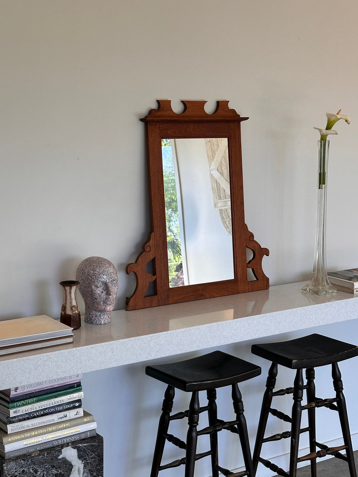 Arts & Crafts Vintage Timber Mirror