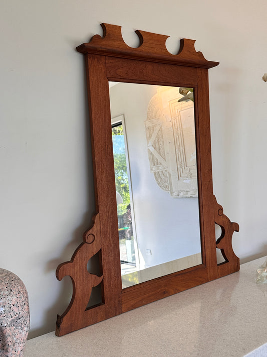 Arts & Crafts Vintage Timber Mirror