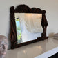Art Nouveau Style Hand-Carved Timber Mirror