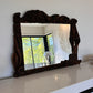 Art Nouveau Style Hand-Carved Timber Mirror