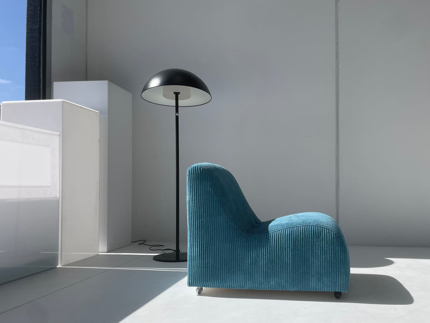 Zotta Blue Corduroy Chairs