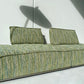 Two Piece Large Green Sofa