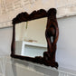 Art Nouveau Style Hand-Carved Timber Mirror