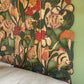 Unique Folk Hand Carved Botanical & Fish Folding Screen