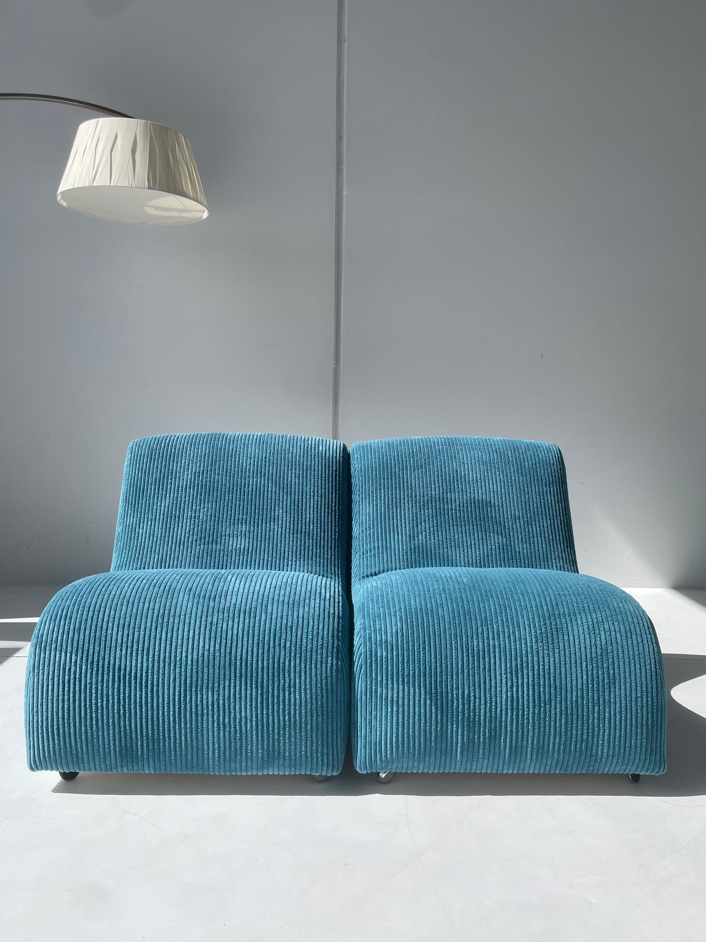 Zotta Blue Corduroy Chairs