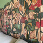 Unique Folk Hand Carved Botanical & Fish Folding Screen