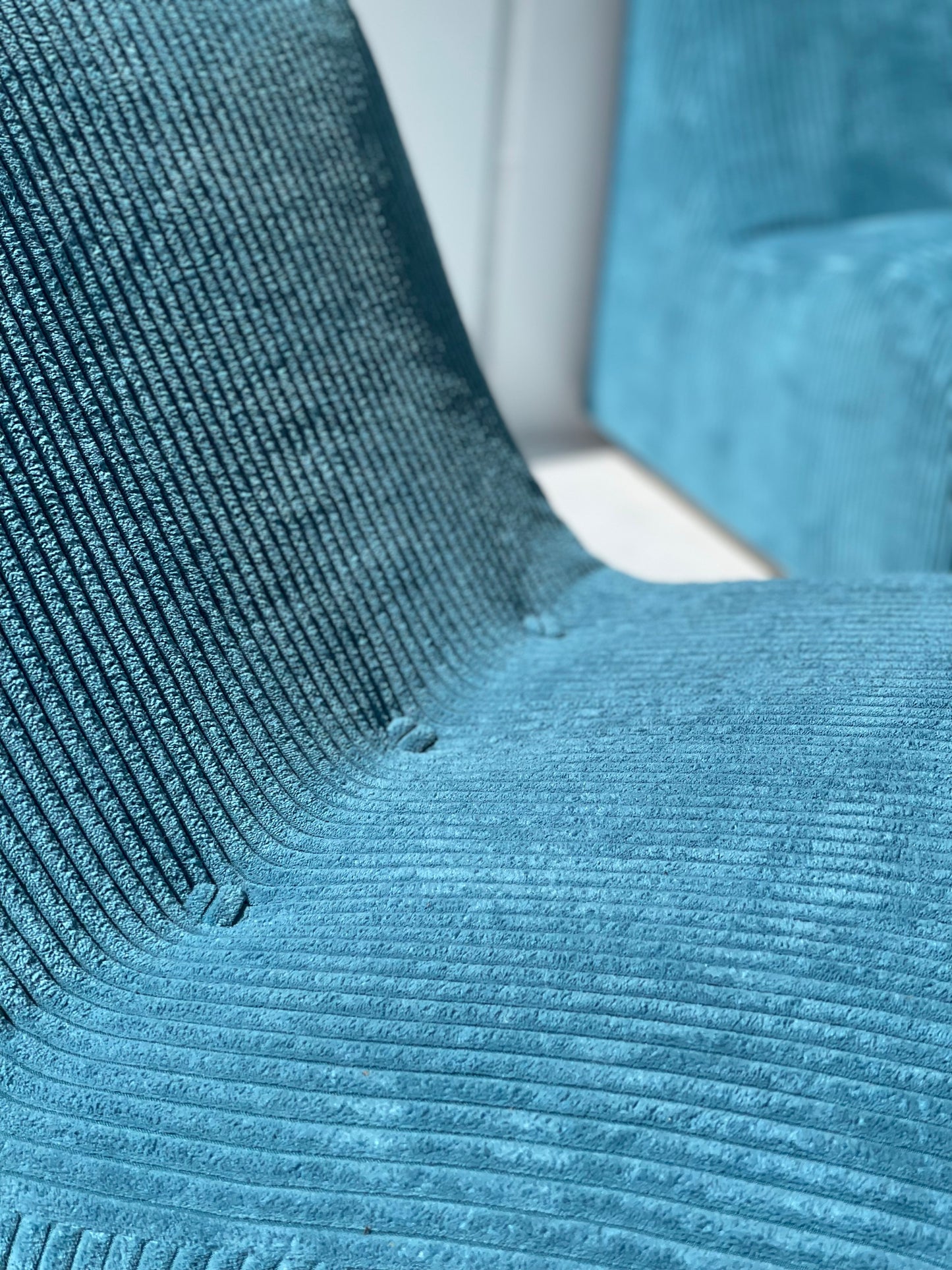 Zotta Blue Corduroy Chairs