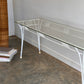 Vintage Mid-Century Glass & Iron Hall / Coffee Table