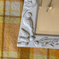 Vintage Timber Mirror - Bird Motifs, Hand Carved
