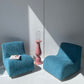 Zotta Blue Corduroy Chairs