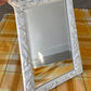 Vintage Timber Mirror - Bird Motifs, Hand Carved