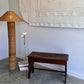 Art Nouveau Timber Bench Seat - Hand Carved, Antique