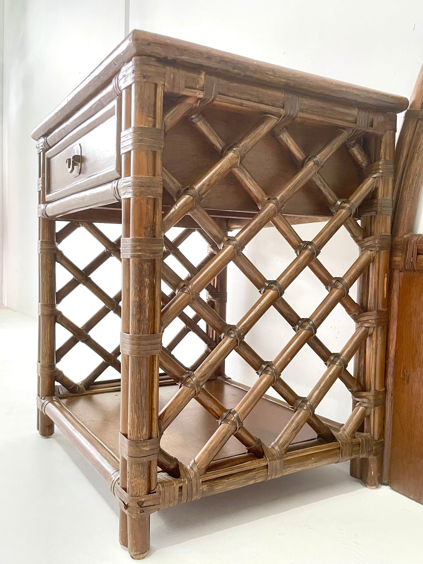 - Vintage Brown Jordan Vintage Cane - Bed Head