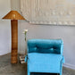 Vintage Blue Velvet Space-Age Sofa & Armchairs - 60's