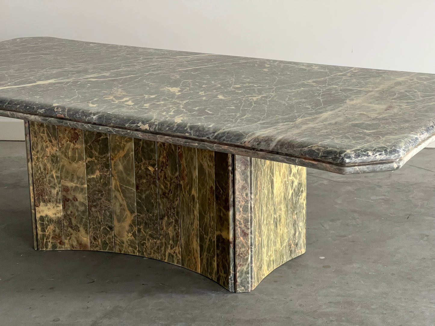 Vintage Green Marble Coffee Table