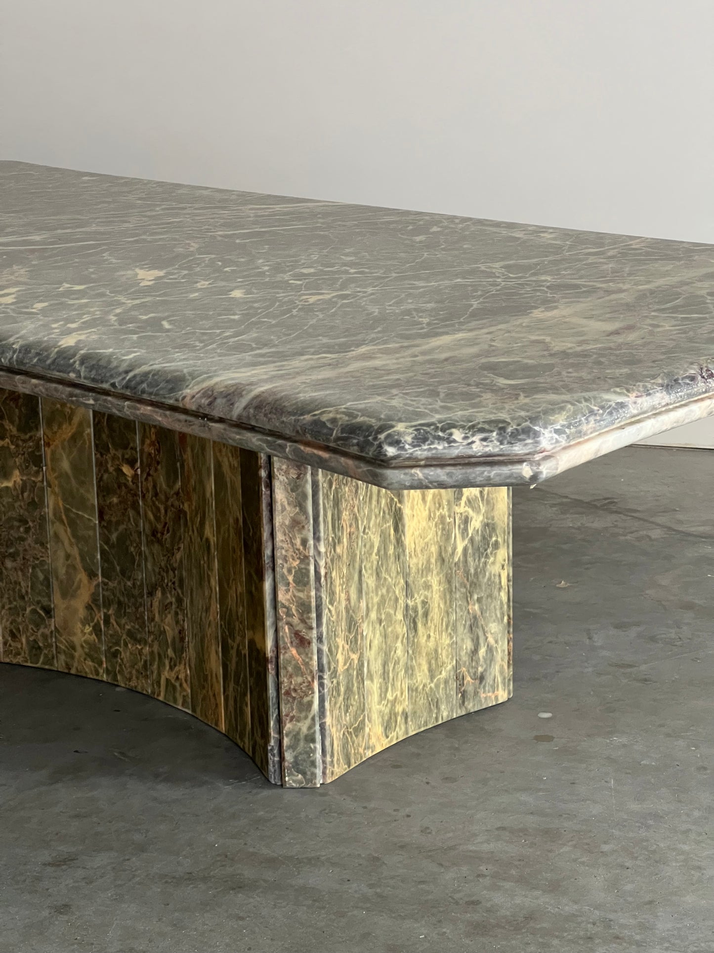 Vintage Green Marble Coffee Table