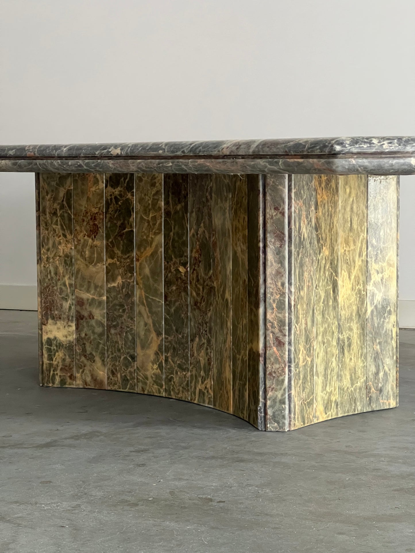 Vintage Green Marble Coffee Table