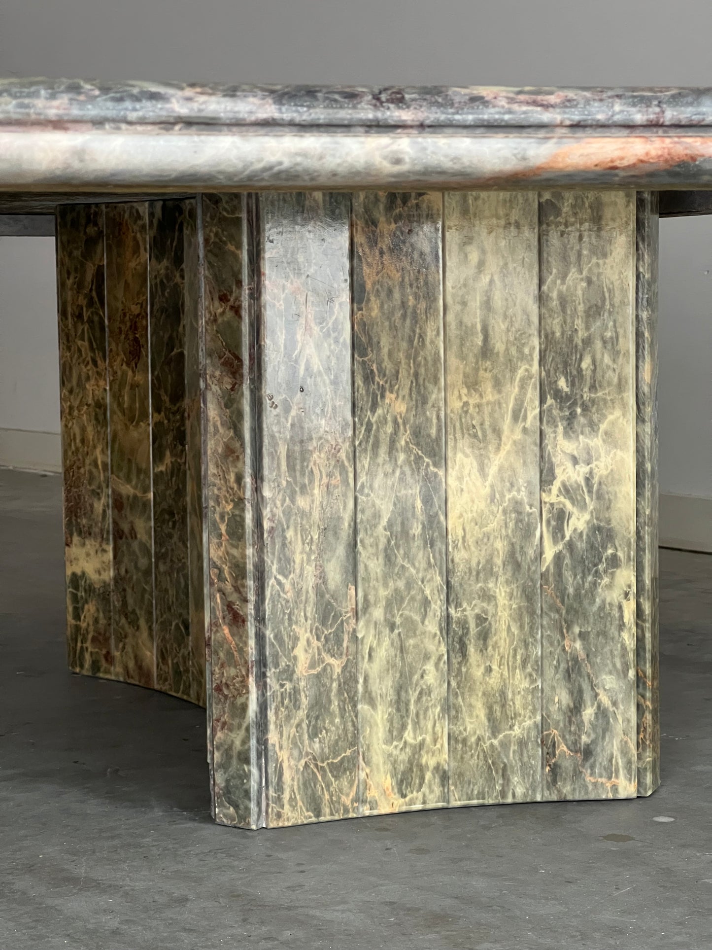 Vintage Green Marble Coffee Table