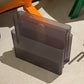 Vintage Giotto Stoppino for Kartell Black Translucent Magazine Rack