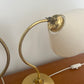 Brass and Linen Lamp by Ivar, Sweden 1960s - One Remaining