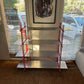 Modern Industrial Aluminium Shelf – Gloss Red Frame