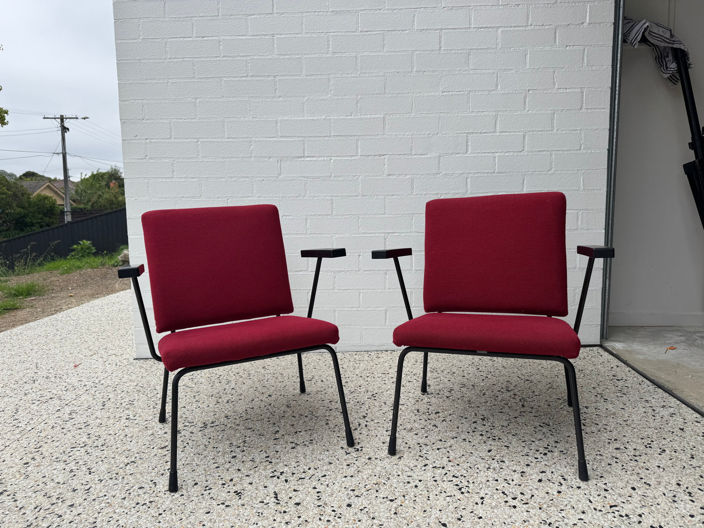Pair of 415/1401 lounge chair by Wim Rietveld