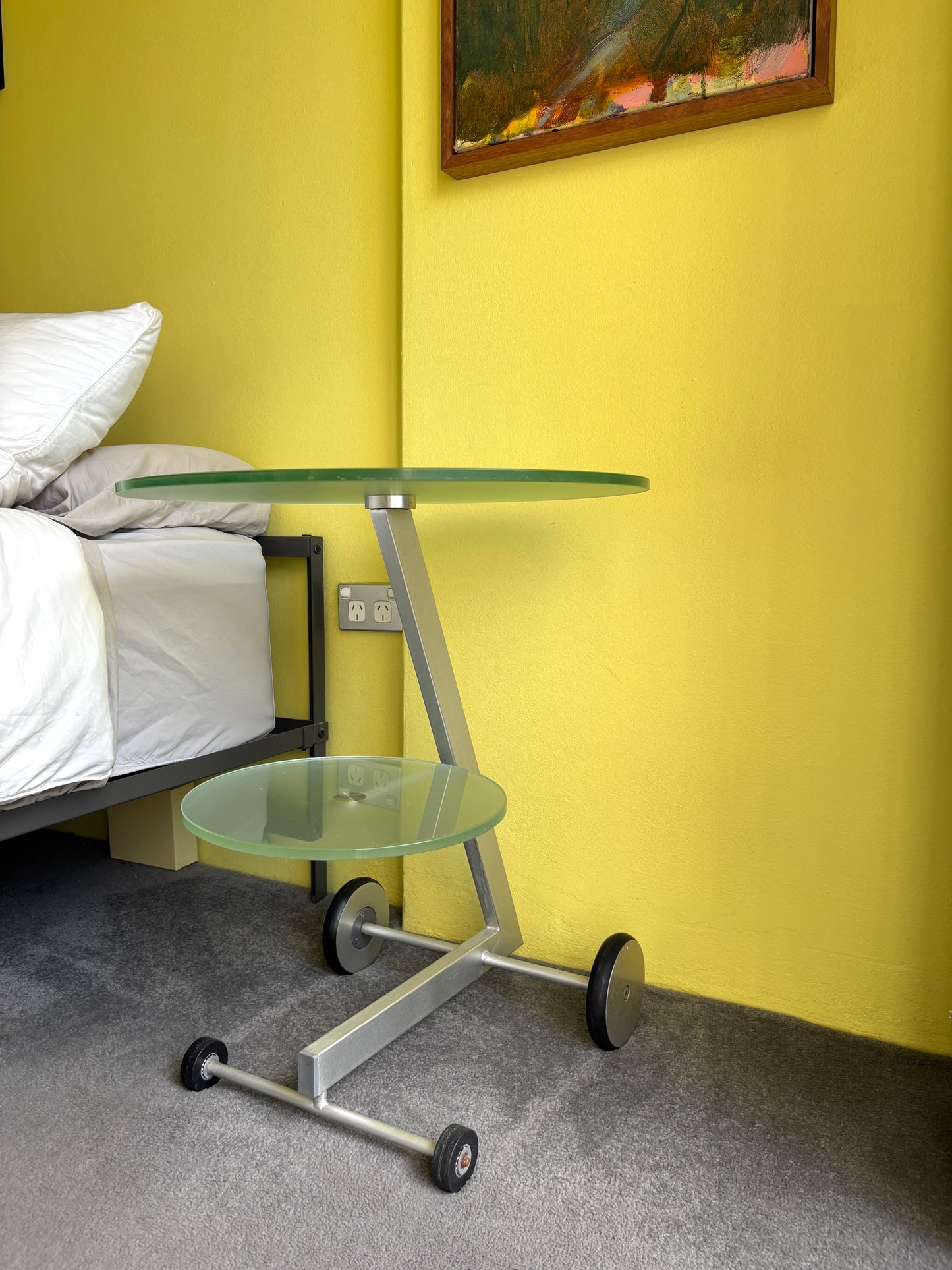 Pair of Post Modern Side Tables