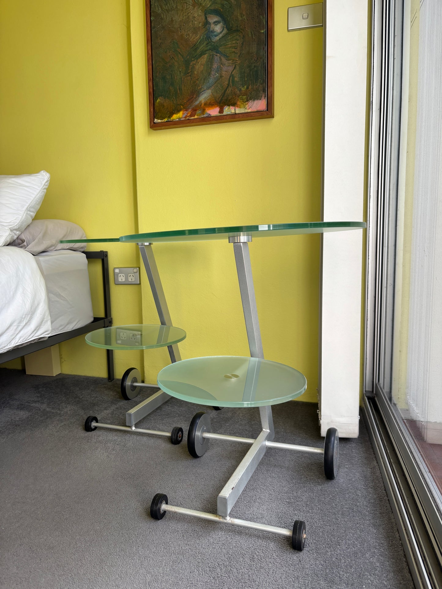 Pair of Post Modern Side Tables
