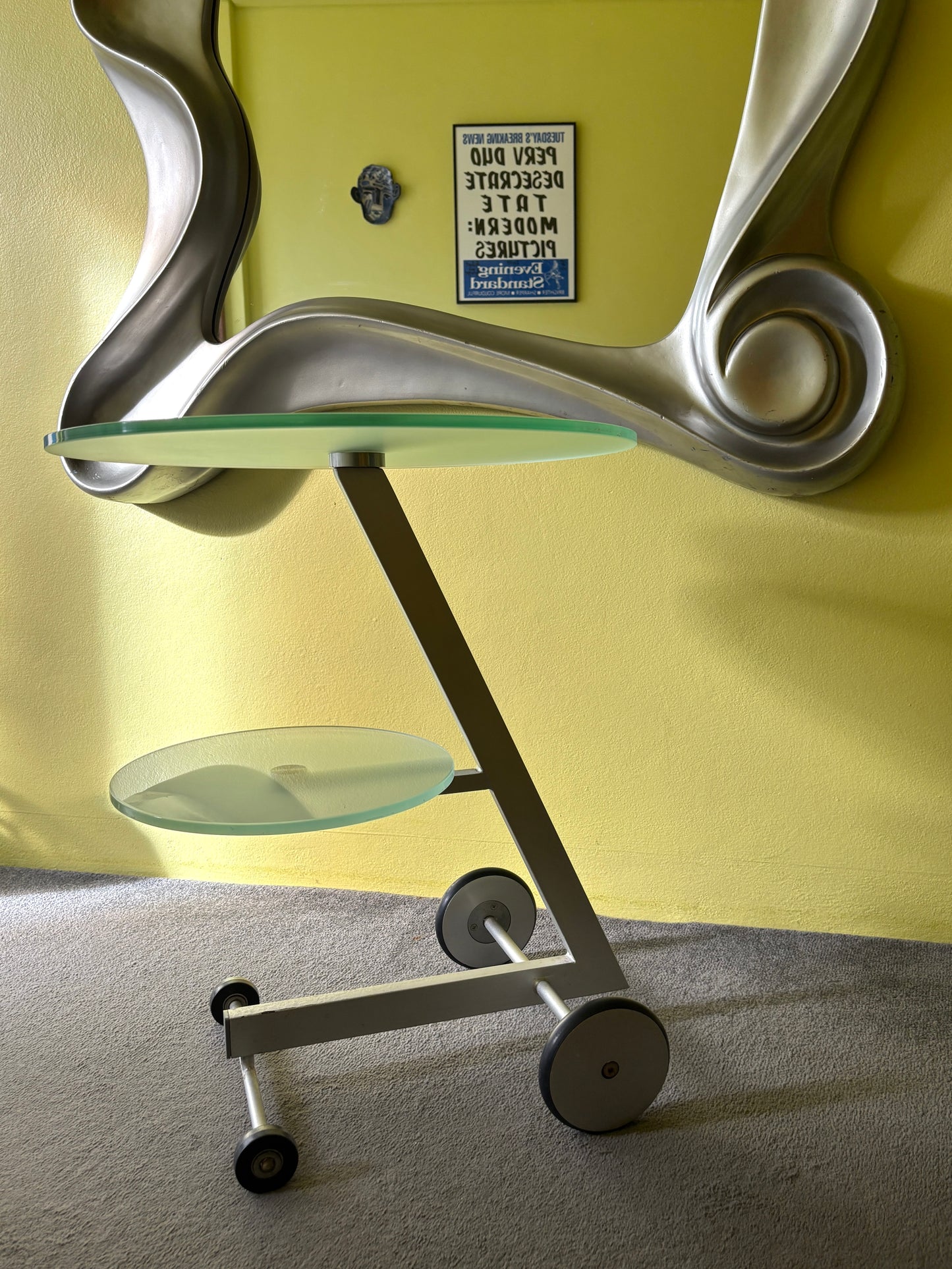 Pair of Post Modern Side Tables