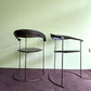 Set of Four Italian Arrben Leather Dining Chairs 1980s