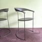 Set of Four Italian Arrben Leather Dining Chairs 1980s