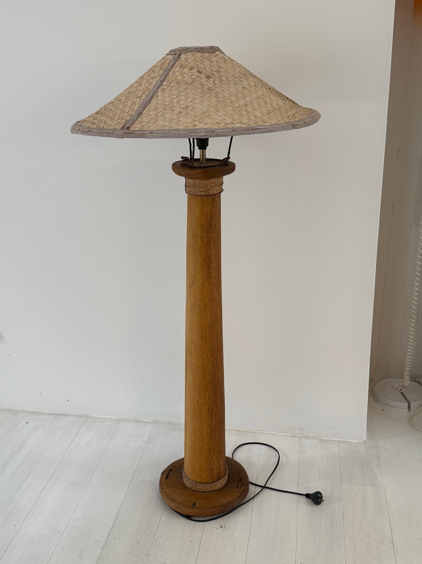 Two Pacific Green Messina Lamps