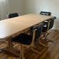 Leather & Limed Timber Dining Set by Danish Deluxe, 1987