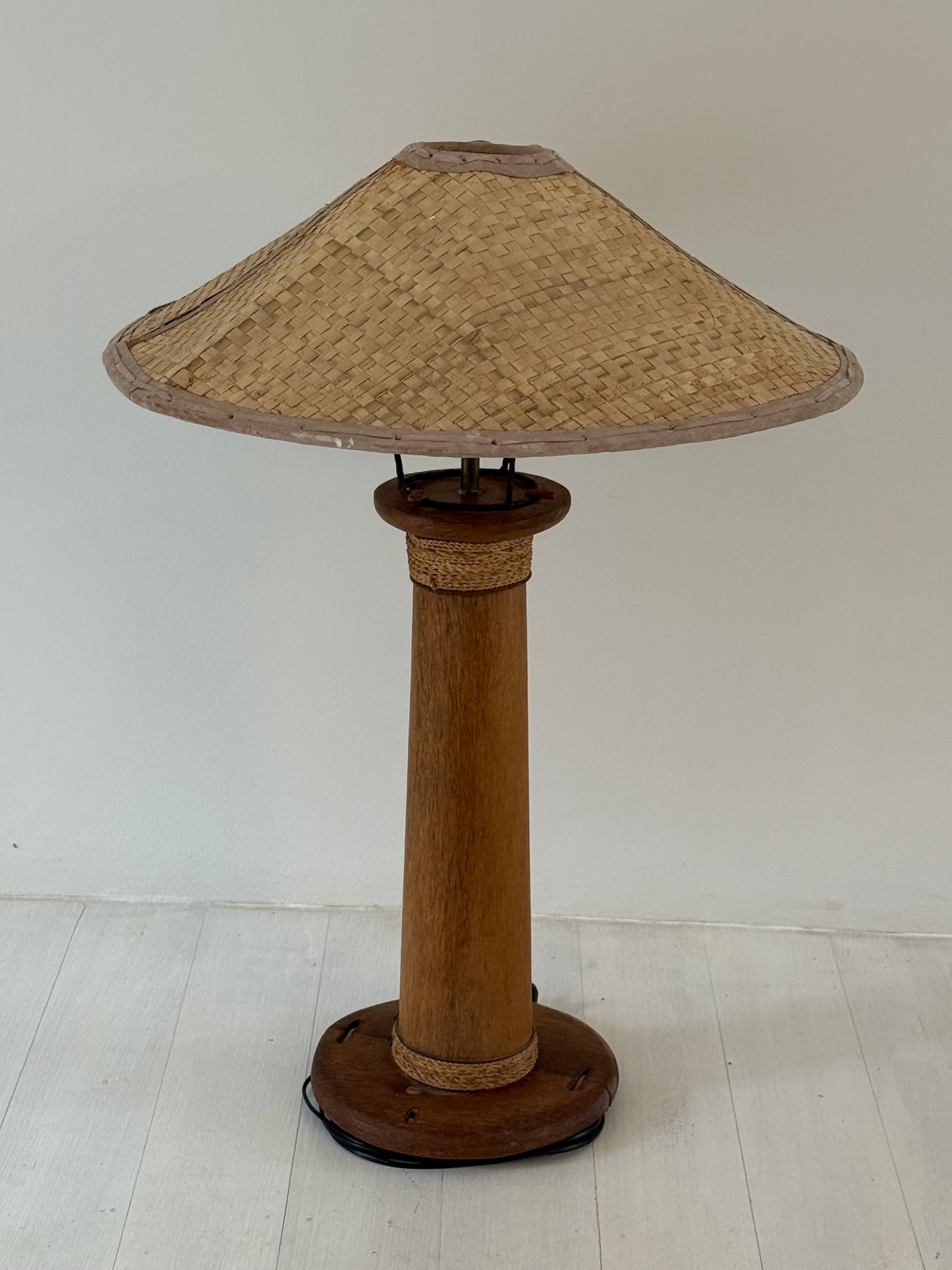 Two Pacific Green Messina Lamps