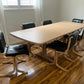 Leather & Limed Timber Dining Set by Danish Deluxe, 1987