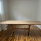 Leather & Limed Timber Dining Set by Danish Deluxe, 1987