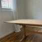 Leather & Limed Timber Dining Set by Danish Deluxe, 1987