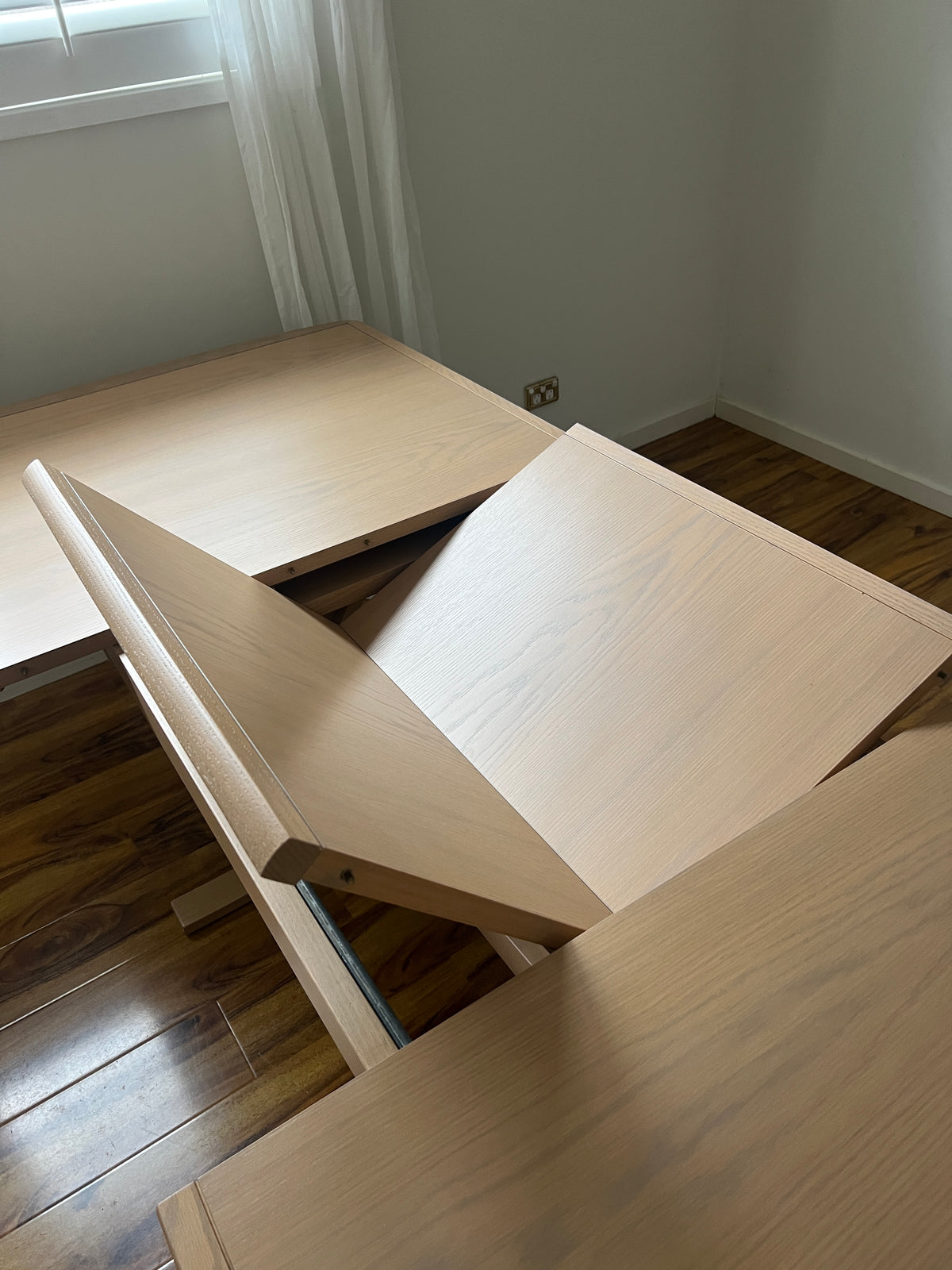 Leather & Limed Timber Dining Set by Danish Deluxe, 1987
